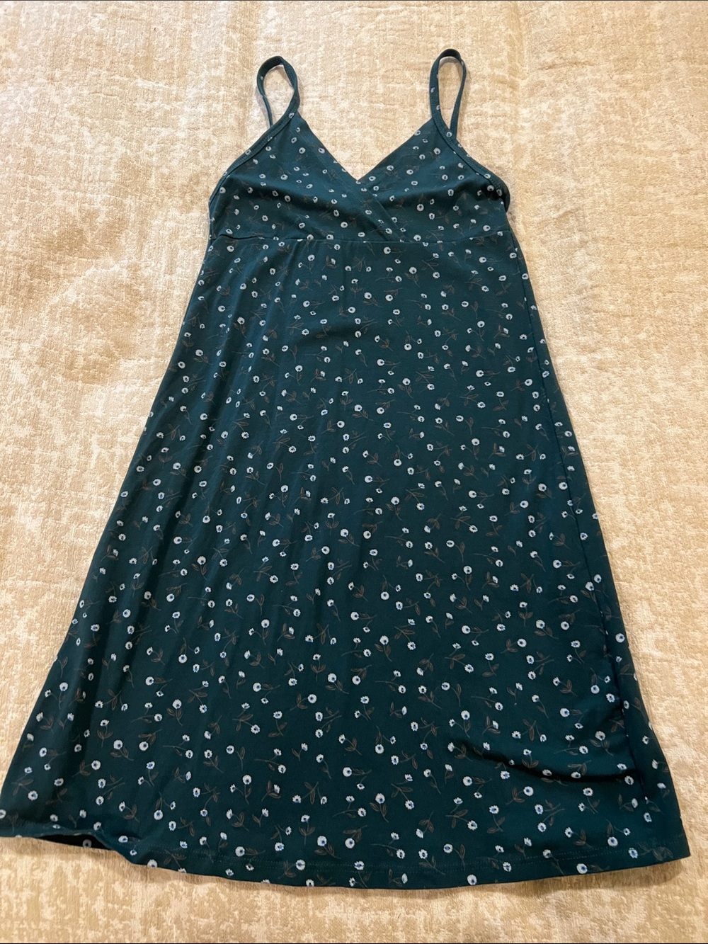 Brandy Melville Dark Teal Top with Heart Logo
